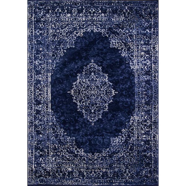 Momeni Monterey Blue 9 ft. x 12 ft. Indoor Area Rug