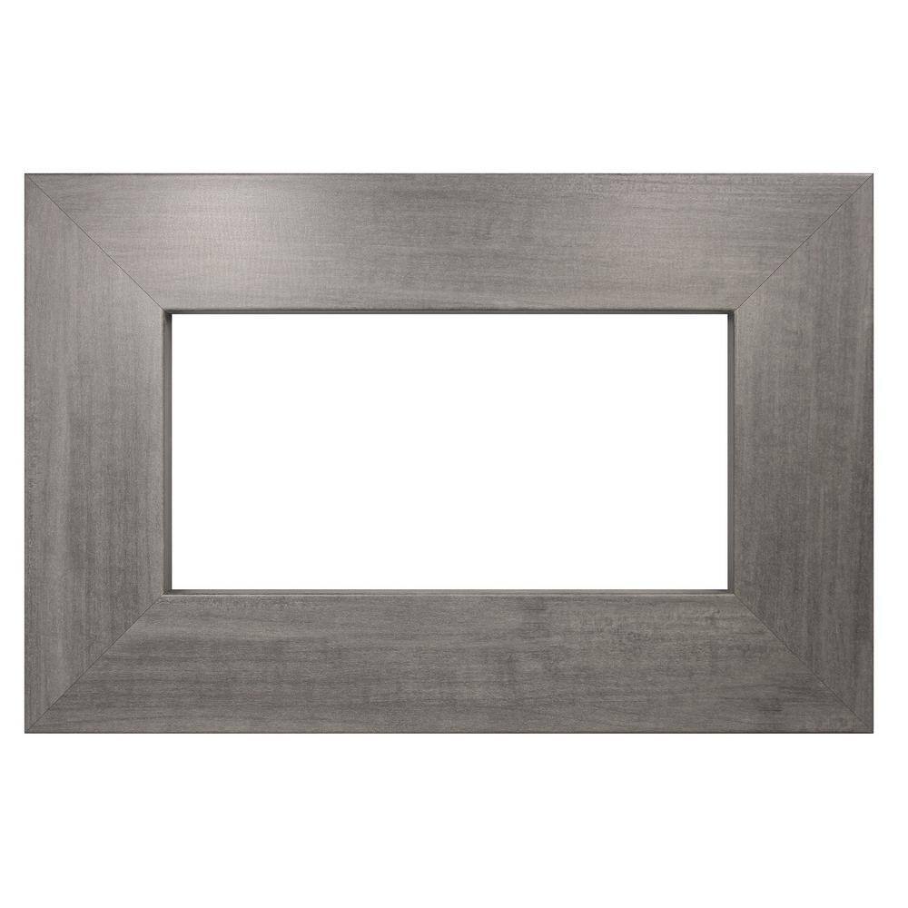 MirrorChic Gray Slate 42 in. x 36 in. DIY Mirror Frame Kit (Mirror Not