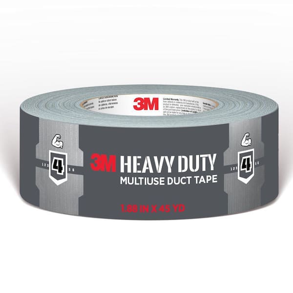 1.88 in. x 45 yds. Heavy Duty Gray Duct Tape (1 Roll)