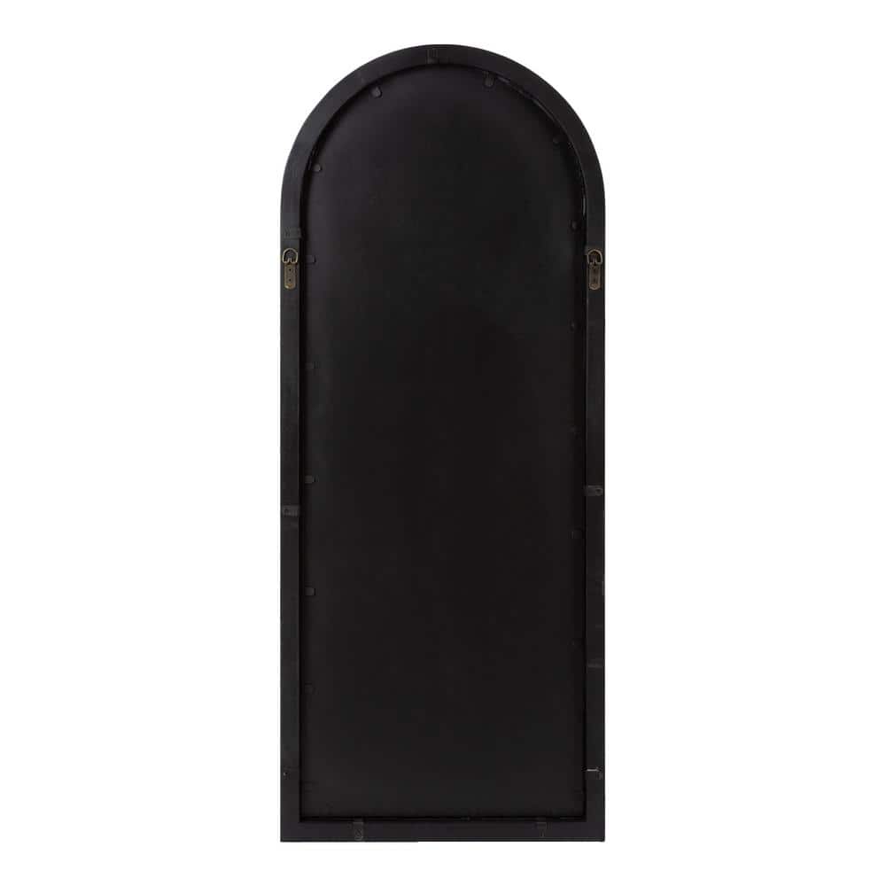 Audubon Black Full Length Arched Wood Wall Mirror