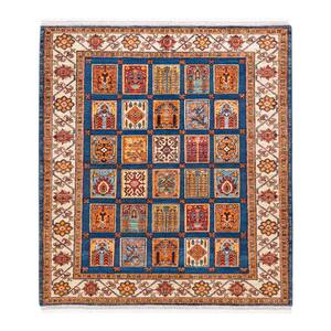 Tribal One-of-a-Kind Bohemian Blue 5 ft. 1 in. x 5 ft. 7 in. Tribal Area Rug