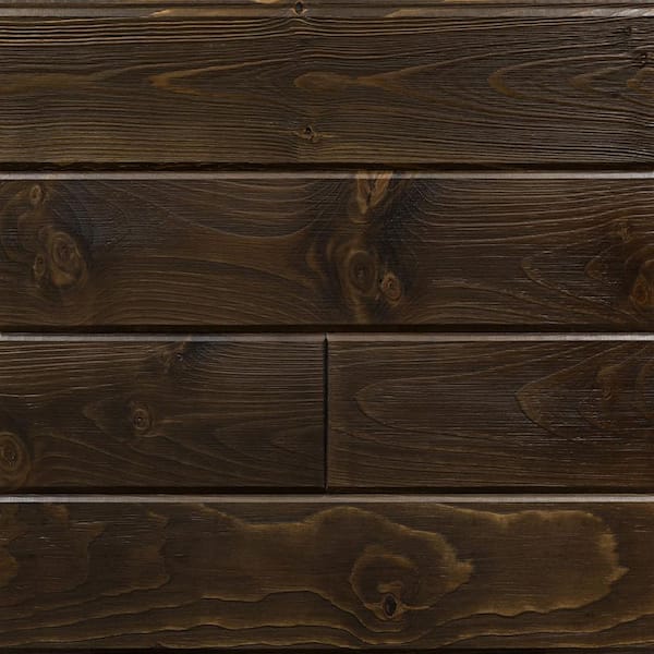 0.75 in. x 5.5 in. x 72 in. Distressed Finish Pine Tongue and Groove Boards Vintage Brown (8-Piece box)