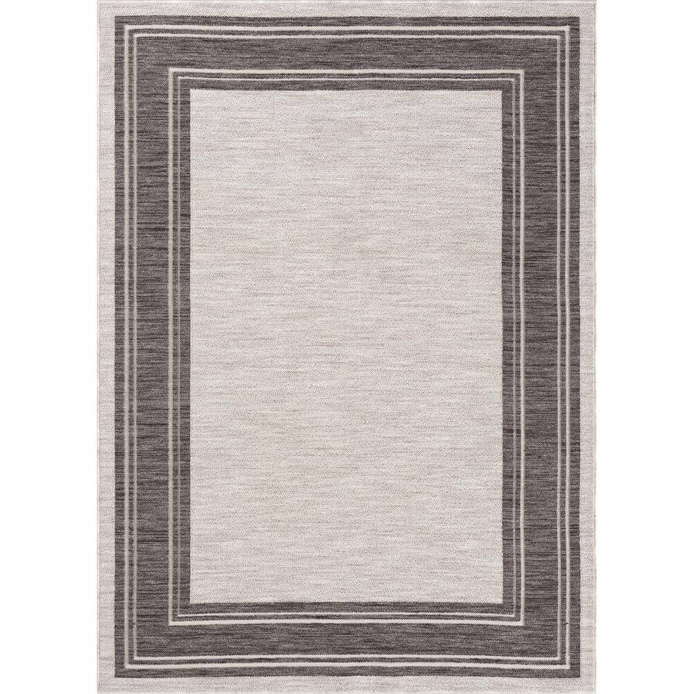 Winona 5' x 7' Ivory Rectangular Synthetic Area Rug