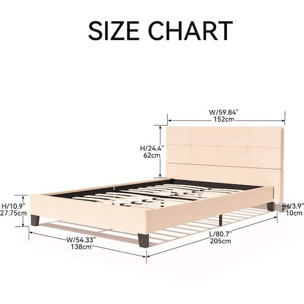 Queen Size Bed Dimension (w/ Charts and Images)