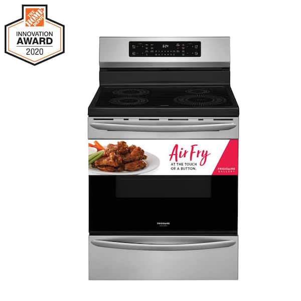 FRIGIDAIRE GALLERY 30 in. 5.4 cu. ft. Induction Electric Range with Self-Cleaning Oven in Smudge-Proof Stainless Steel with Air Fry