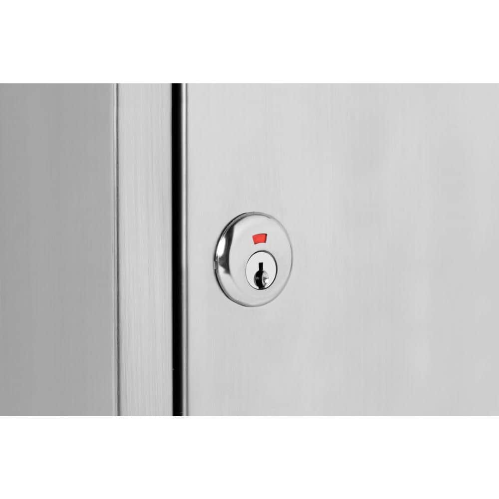 Stainless Steel Locking Wall Mount Mailbox with Cam Lock