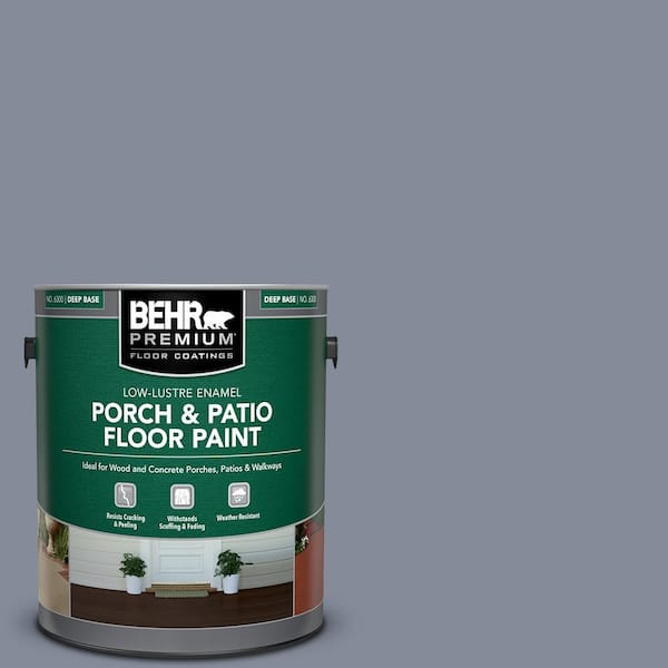 1 gal. #PPU15-08 River Tour Low-Lustre Enamel Interior/Exterior Porch and Patio Floor Paint