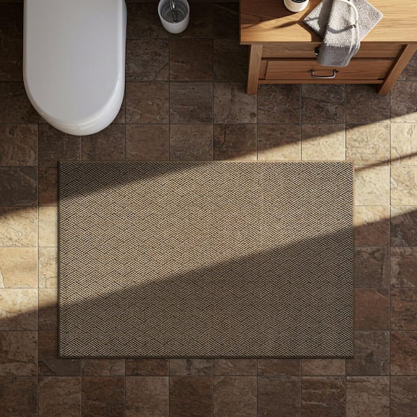 Haven 2 ft. x 3 ft. Natural Basketweave Washable Easy Jute Modern Indoor Outdoor Area Rug