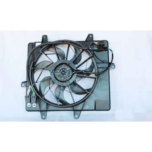 TYC Dual Radiator and Condenser Fan Assembly 2006-2010 Chrysler PT Cruiser 2.4L