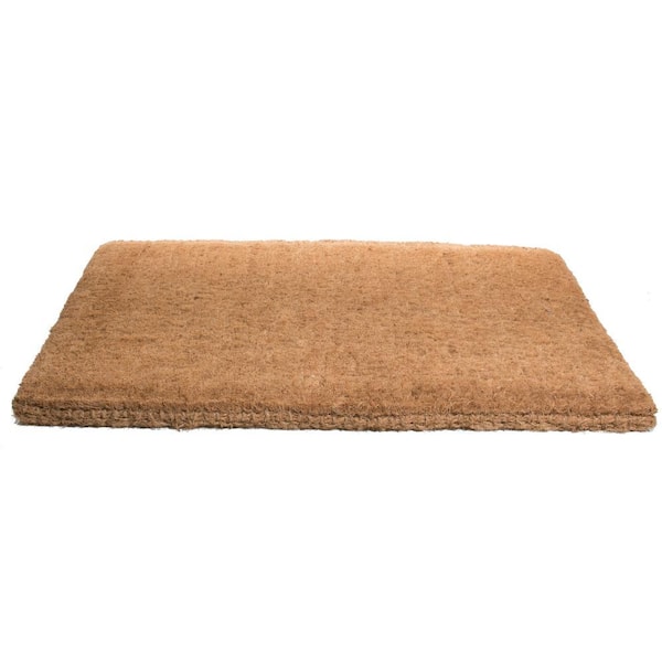 Traditional Coir FM-2 Plain 30 in. x 18 in. Coir Door Mat
