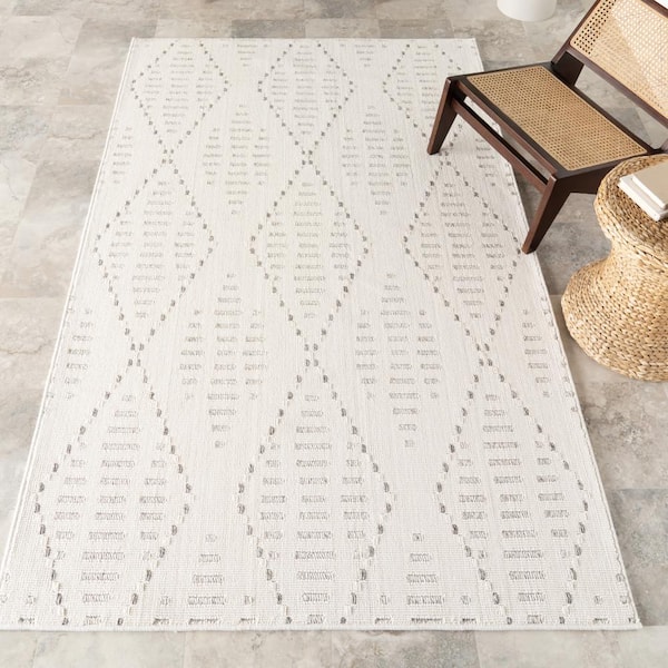 a+u 98:09 No.336 特集:ロッテルダム・アーキテクツ nuLOOM Hestia Cream 8 ft. x 10 ft. Trellis Indoor/Outdoor Area Rug