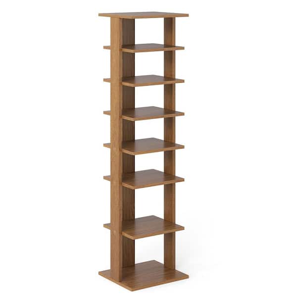 43.5 in. H 7-Pair 7-Tier Shoe Rack with Different Height of Practical Shelves Multifunctional Shelf Organizer