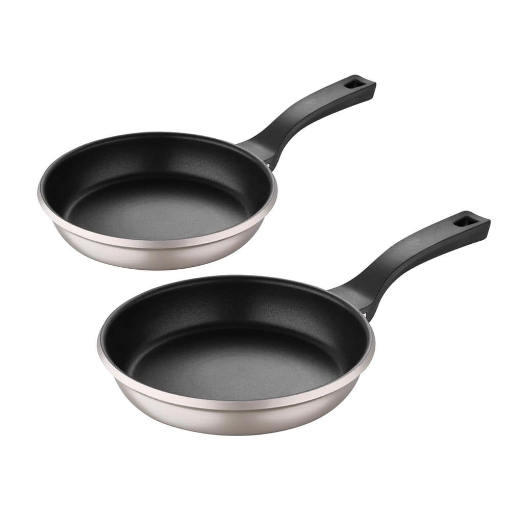 Non-Stick Frying Pan with Removable Handle (light marble)