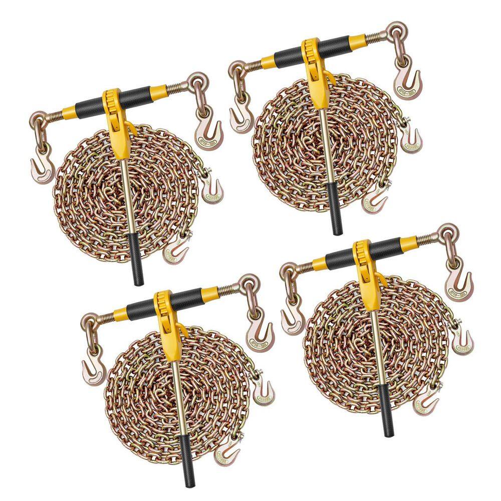 Ratchet Chain Binder for Towing, 5/16 in. x 12.8 ft. G80 Chains,8000 lbs. Working Load, Ratchet Load Binder,2025 Update price history on PriceWatchPro