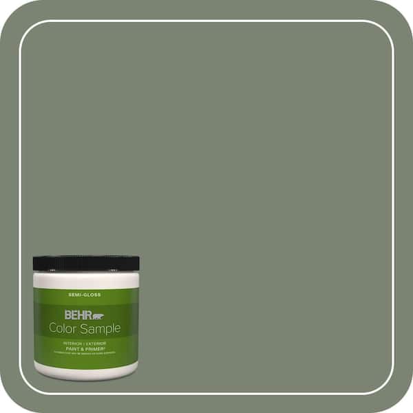 BMサ18◯●oliveページ●◯ BEHR PREMIUM PLUS 8 oz. #N350-7A Mountain Olive Semi-Gloss
