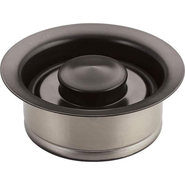 KOHLER 4.5 in.Disposal Flange with Stopper in Oil-Rubbed Bronze