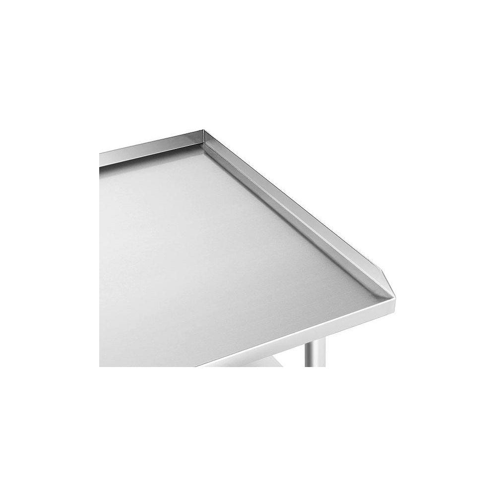 Heavy Duty Stainless Steel Equipment Stand with Undershelf, 36" Length