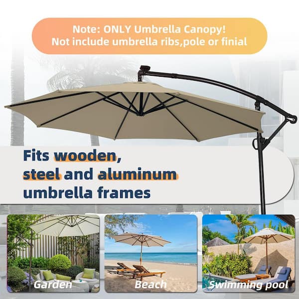 3' patio umbrella Best Choice Products 10ft 3-Tier Patio Umbrella, Market Sun Shade w/ Tilt Adjustment, Easy Crank main image 1