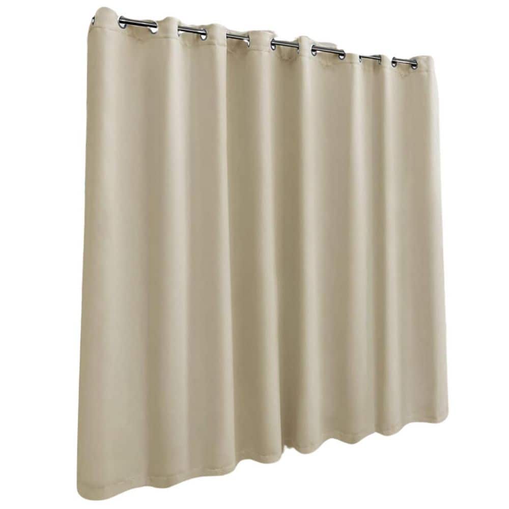 Waterproof Outdoor Curtains for Patio Gazebo Balcony Thermal Insulated Sunlight Blocking Blackout 1 Panel Cream price history on PriceWatchPro