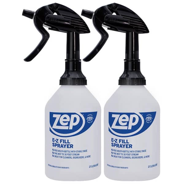  EZPRO USA Transparent Empty Spray Bottles 32 oz 4 Pack, Industrial  Sprayer, Heavy-Duty Spray for Hair, Pet Grooming Cat Training, Auto Car  Detailing, Cleaning Janitorial