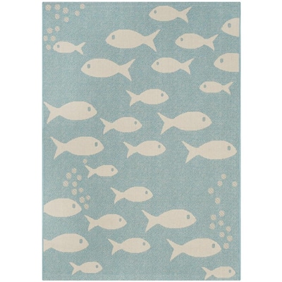 MISC Frontporch Wash.and Repeat Indoor/Outdoor Rug Aqua 30x48 Blue Novelty Rectangle Polyester Contains Latex MISC Frontporch Wash.and Repeat Indoor/Outdoor Rug Aqua 30x48 Blue Novelty Rectangle Polyester Contains Latex