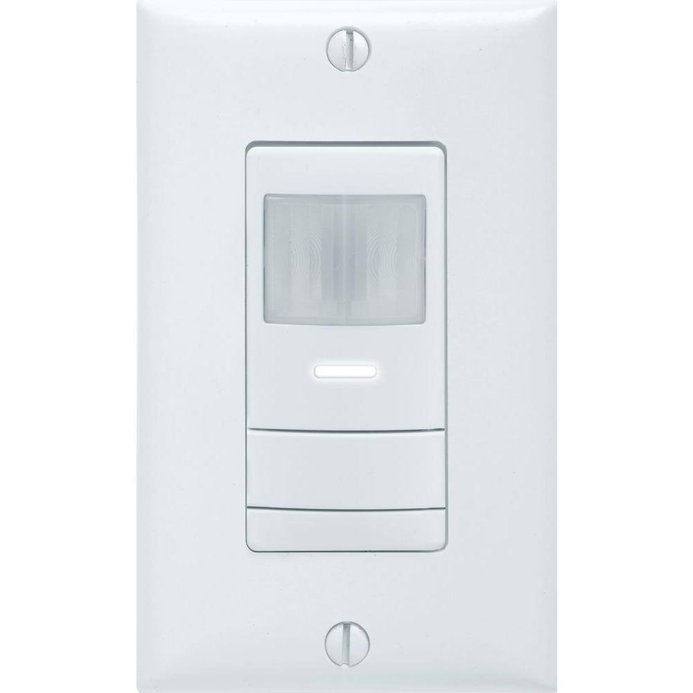 Contractor Select Wsx Series 1 277 Volt White Wall Switch Occupancy Sensor