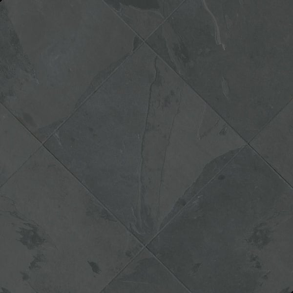 MSI Montauk Black 24 in. x 24 in. Gauged Slate Floor and Wall Tile