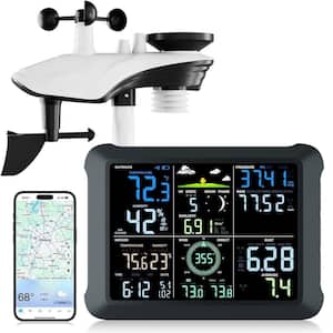AcuRite Atlas Stazione Meteo Con Display HD - Monitoraggio Temperatura, Umidità, Vento, Previsioni Iperlocali E Allarmi