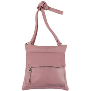 Champs RFID Ultimate Pink Leather Organizer Crossbody Tote Bag