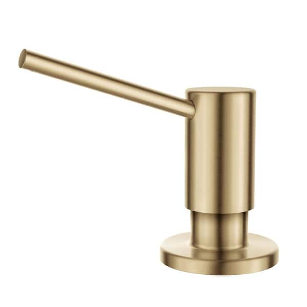 Kitchen Spot Free Brushed Brass Soap Dispenser + Lotion Dispenser