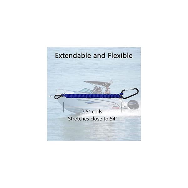 Boat Kill Switch Lanyard 54 in. Blue Professional Marine Safety