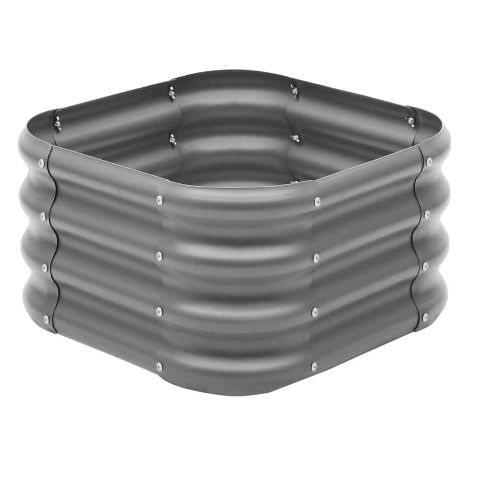2-Pack 2 x 1 ft. Metal Raised Garden Bed, Outdoor Planter Bed (Dark Grey) price history on PriceWatchPro