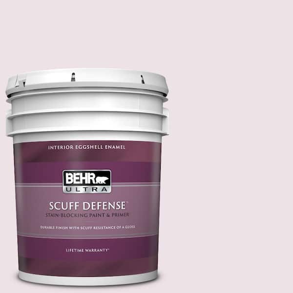 BEHR ULTRA 5 gal. #670C-2 Petal Dust Extra Durable Eggshell Enamel Interior Paint & Primer