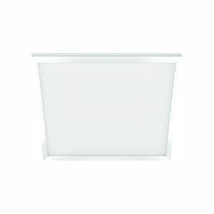 1 ft. x 1 ft. 10-Watt Dimmable White Integrated LED Edge-Lit Flat Panel Flush Mount Light with Color Changing CCT