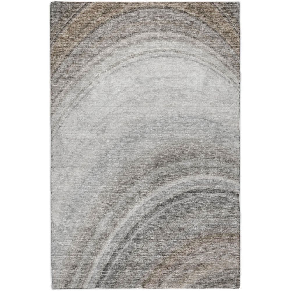 Dream Shag Premium Machine Washable Abstract ADS584 Gray 10 ft. x 14 ft. Area Rug price history on PriceWatchPro
