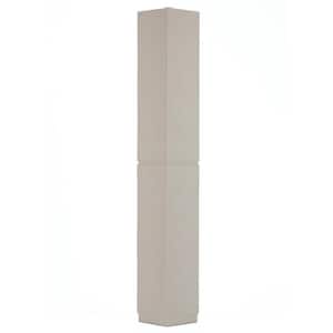 NovikStone Universal Corner 3.5 in. x 24.5 in. Stone Siding Corner in Gray Mortar (5 corners Per Box, 10 lin. ft.)