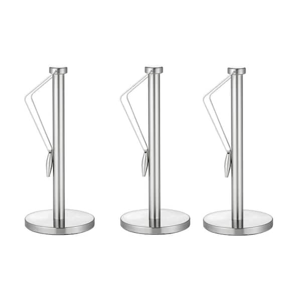 Alpine Industries Steel Paper Towel Holder with Slip-Resistant Base  (3-Pack) 433-02-3pk - The Home Depot