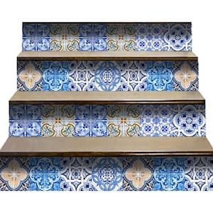 Dianna Mosaic 8 in. x 8 in. Vinyl Peel and Stick Removable Tile Stickers (10.56 sq. ft./Pack)
