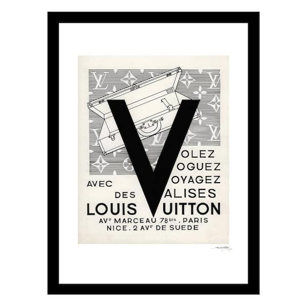 Vintage Fashion Travel Style by Fairchild Paris 1-Piece Framed Graphic Print Abstract Poster Art Print 18 in. x 14 in.