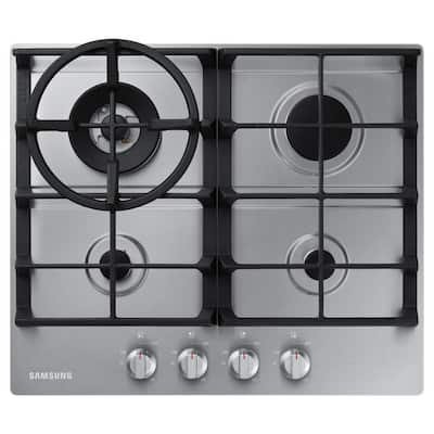 Whirlpool 30 in. Gas Cooktop in Stainless Steel with 5 Burners and Griddle  WCG97US0HS - The Home Depot