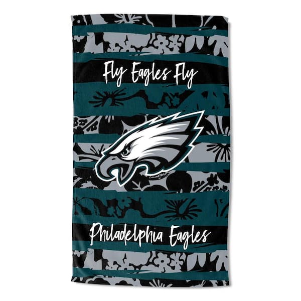 THE NORTHWEST GROUP NFL Eagles Cotton/Polyester Blend Multi Color Pocket Beach Towel