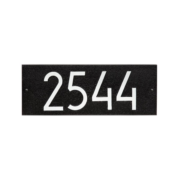 Whitehall Products Mid-Century Modern Rectangle Plaque, Standard Wall 1-Line