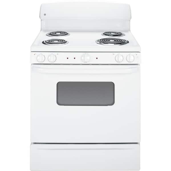 GE 5.0 cu. ft. Electric Range with Self-Cleaning Oven in White