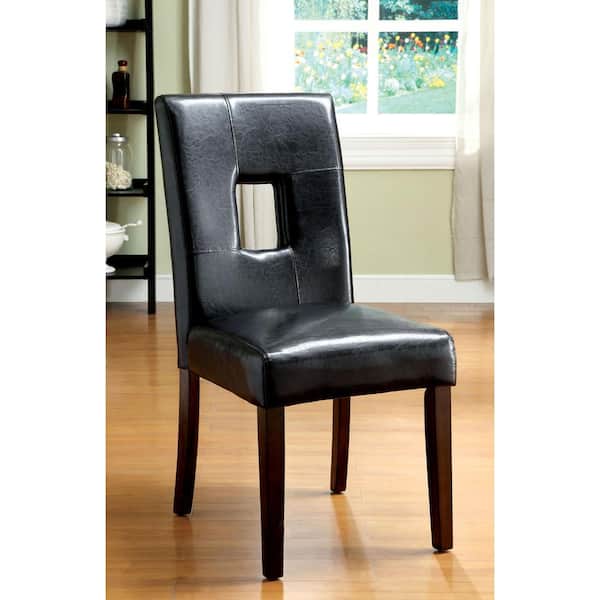 Lisbon I Dark Walnut Contemporary Style Side Chair
