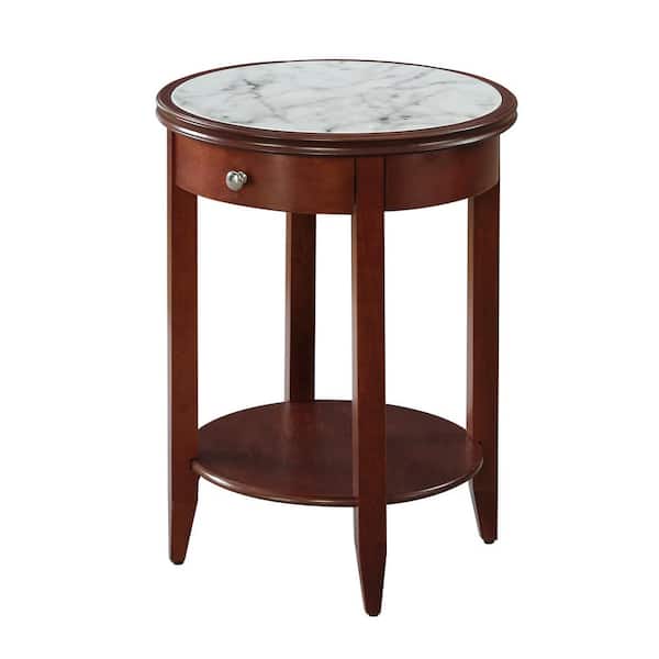 Convenience Concepts American Heritage Mahogany Baldwin 1-Drawer End Table