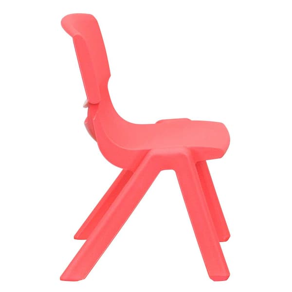 Red plastic chair price discount