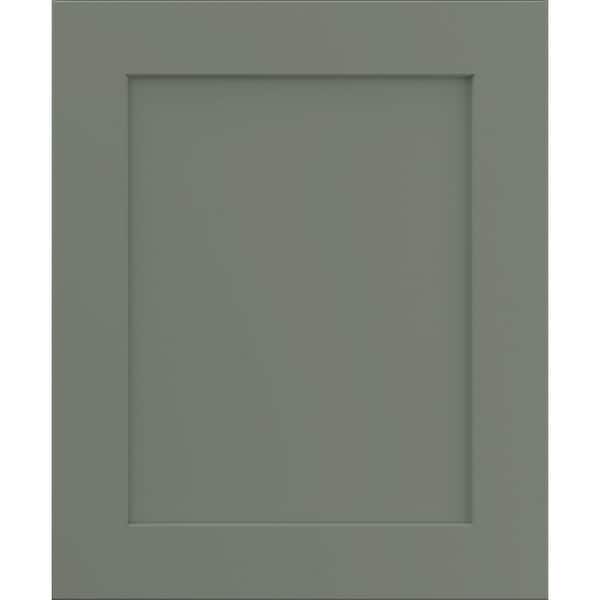 Cottage 14.5 in. W x 0.75 in. D x 14.5 in. H in Conifer Cabinet Door Sample