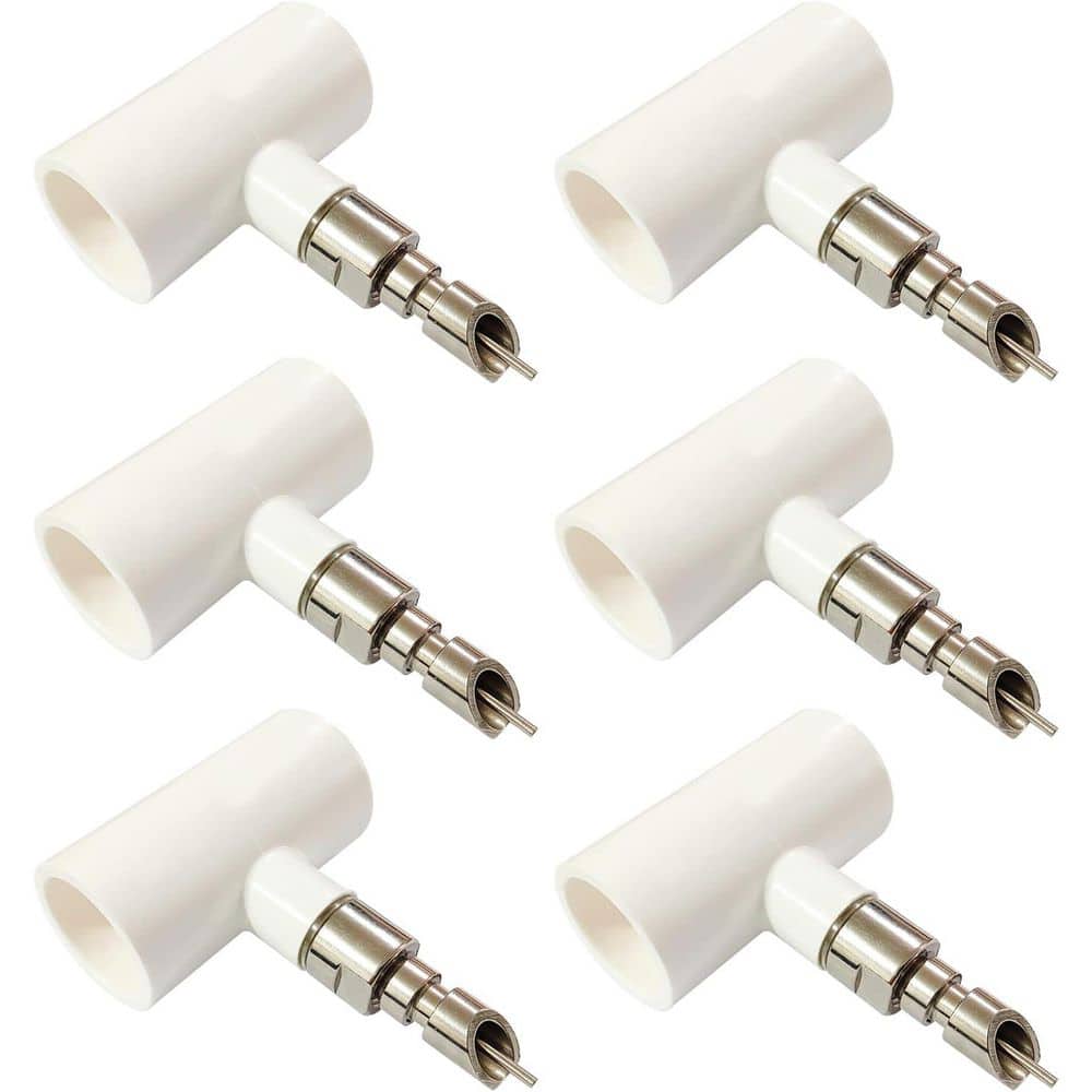 Threaded Stainless Steel Rabbit Water Nipples Automatic PVC Tees Rodent Waterer System Reusable Breeding Supplies 6 Pack price history on PriceWatchPro