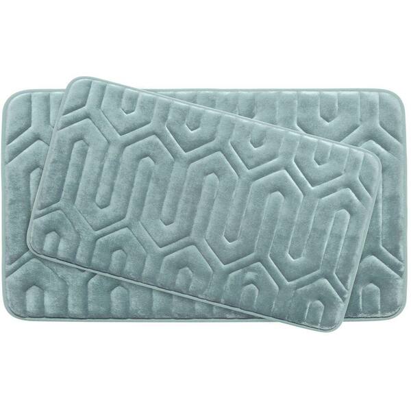 BounceComfort Thea Aqua Memory Foam 2-Piece Bath Mat Set