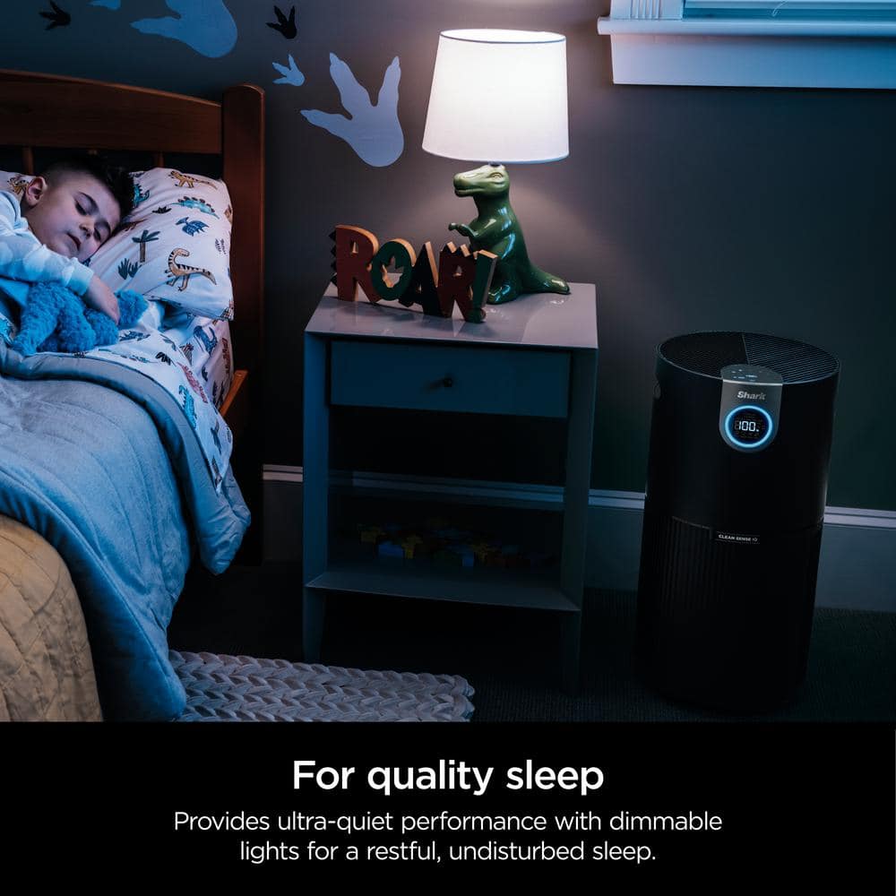 True Console 1000 sq. ft. HEPA Filter Air Purifier and Cleaner in Blacks with True NanoSeal, Cleansense IQ and Odor Lock - Thumbnail 5